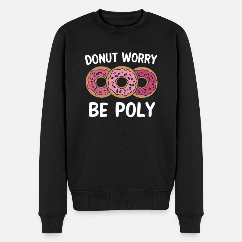 Communauté polyamoureuse Parentalité polyamoureuse - Pull Premium bio Homme - noir