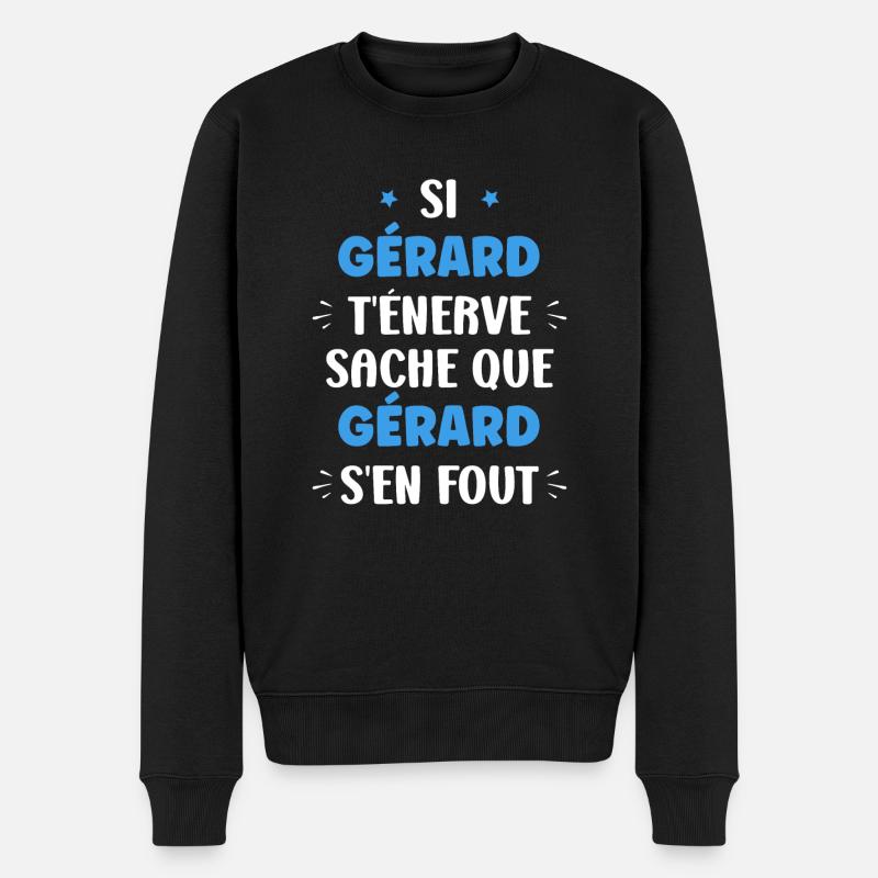 Gérard - Pull Premium bio Homme - noir
