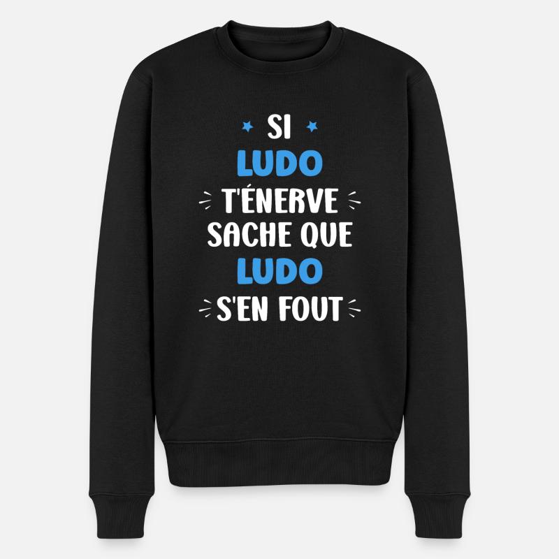 Ludo - Pull Premium bio Homme - noir