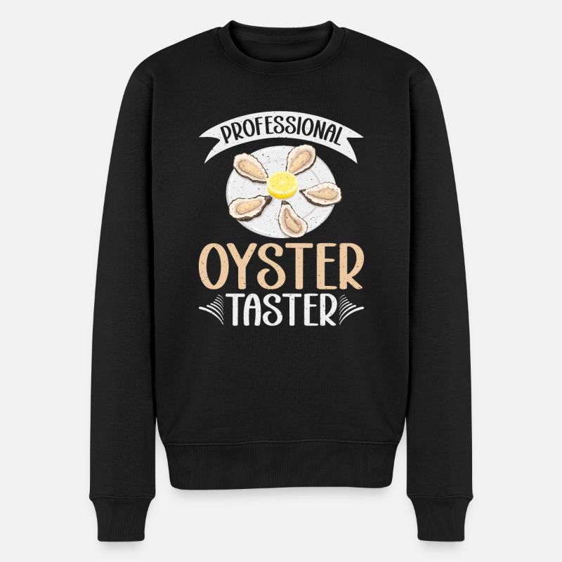 Oyster Gifts - Männer Premium Bio Pullover - Schwarz