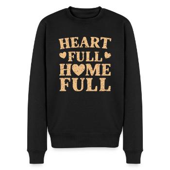 Communauté polyamoureuse Parentalité polyamoureuse - Pull Premium bio Homme - noir - Devant - Nico (187cm)