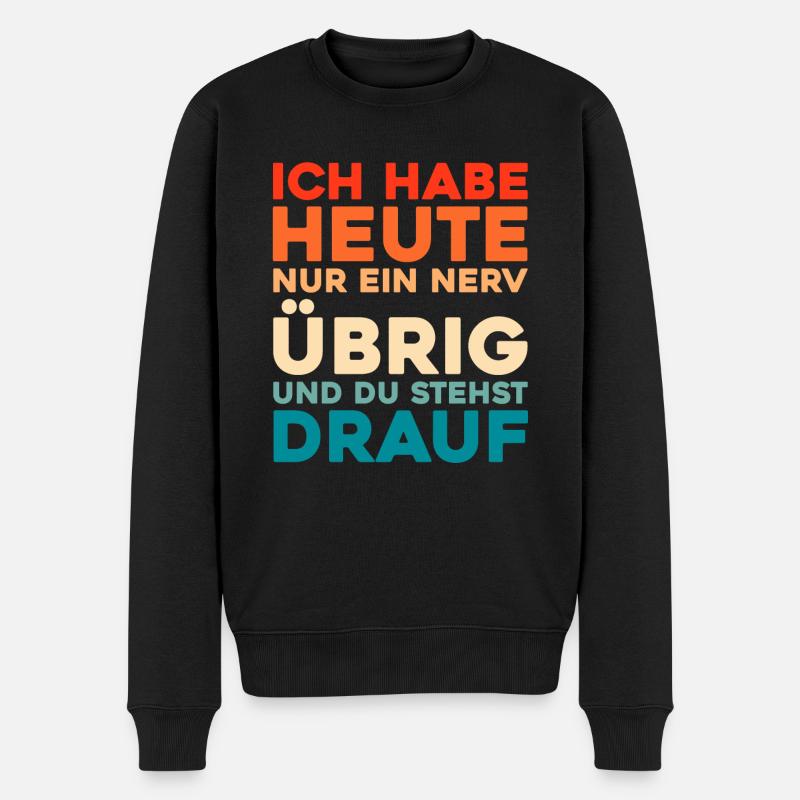 Humour noir - Pull Premium bio Homme - noir