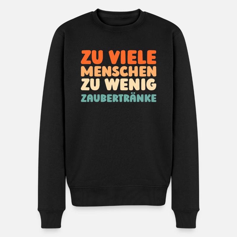 Humour noir - Pull Premium bio Homme - noir