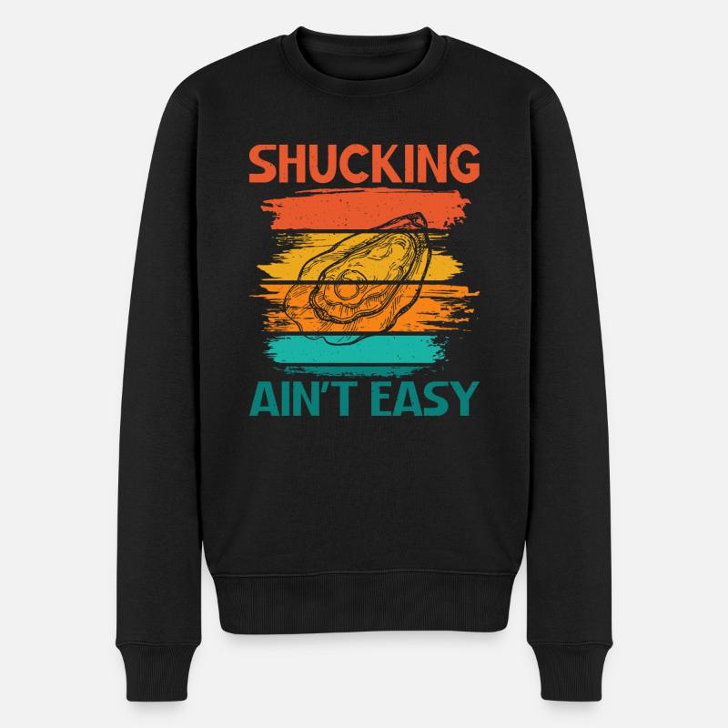 Cadeaux d’huîtres - Pull Premium bio Homme - noir