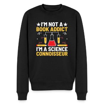 Naturfagslærer Skolelærer Biologi Kemi P - Økologisk premium-sweatshirt til mænd - sort - Foran - Nico (187cm)