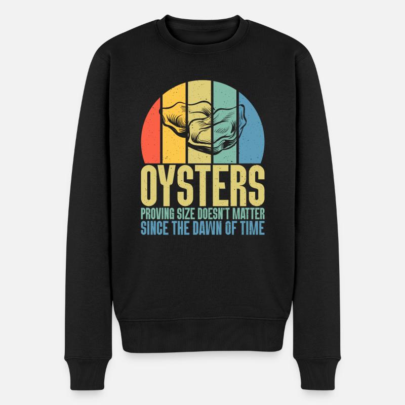 Oyster Gifts - Männer Premium Bio Pullover - Schwarz