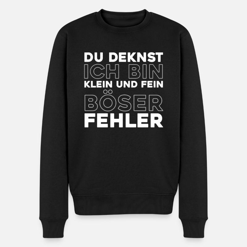 Humour noir - Pull Premium bio Homme - noir