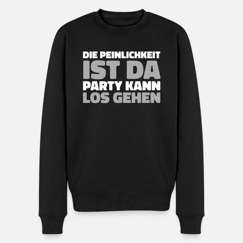 Humour noir - Pull Premium bio Homme - noir