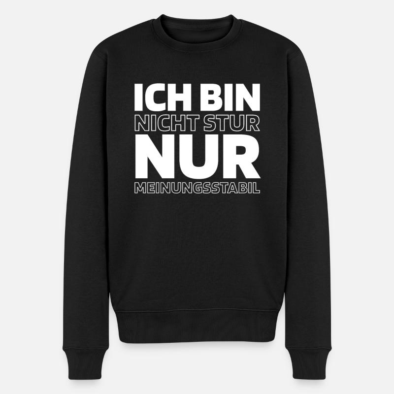 Humour noir - Pull Premium bio Homme - noir