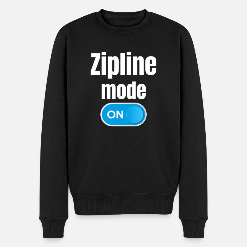 Mode tyrolienne en tyrolienne, parapente, - Pull Premium bio Homme - noir