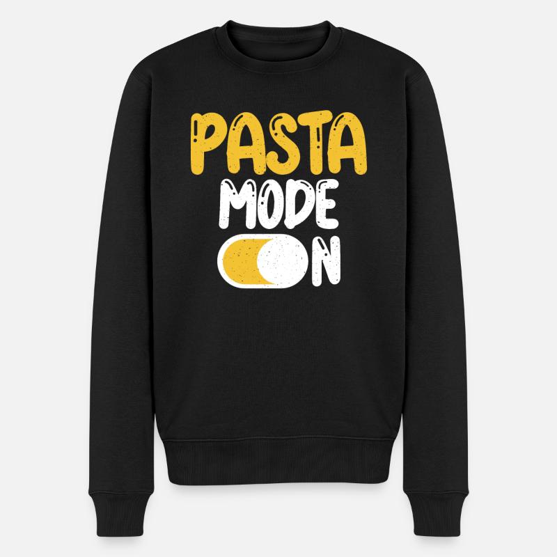 Pasta Lover Gifts - Männer Premium Bio Pullover - Schwarz