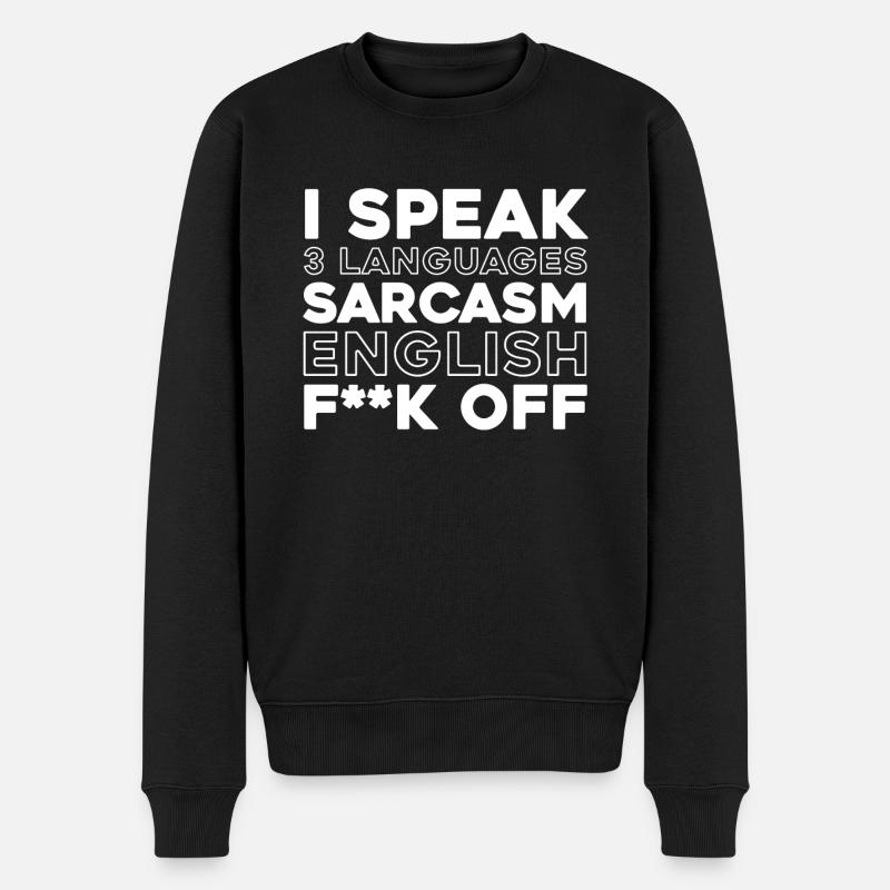 Humour noir - Pull Premium bio Homme - noir