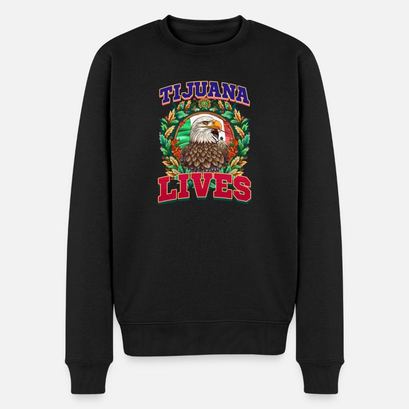 Tijuana Tijuana Vie - Pull Premium bio Homme - noir