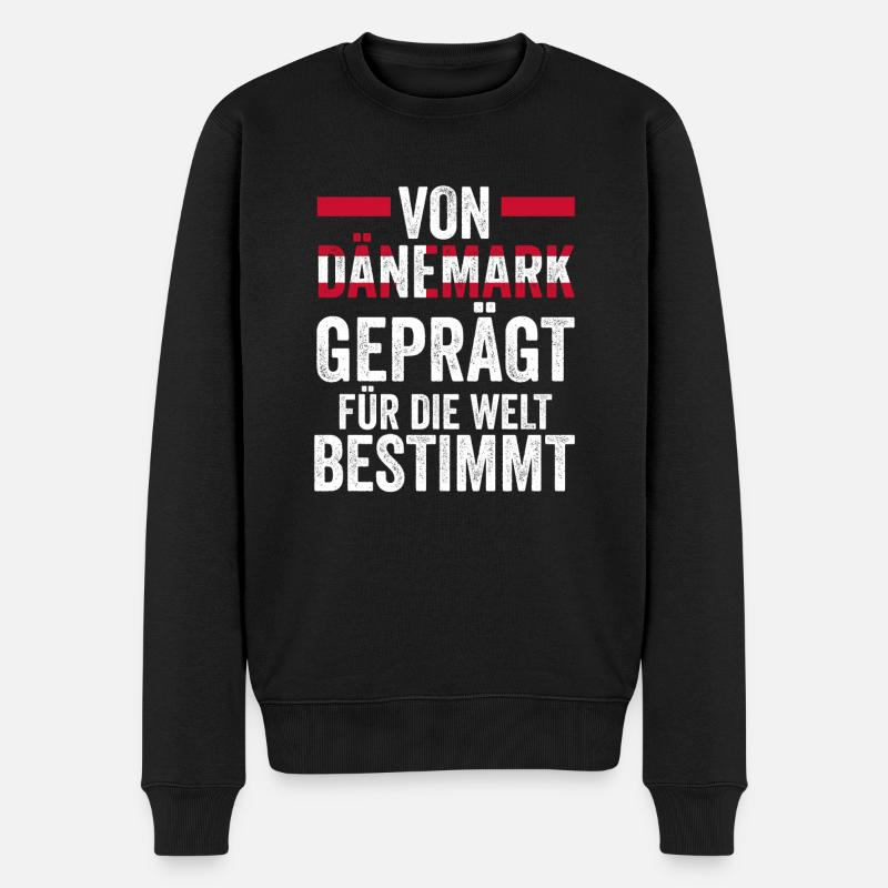 Danois Danemark - Pull Premium bio Homme - noir