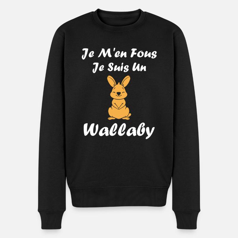 Wallaby - Pull Premium bio Homme - noir