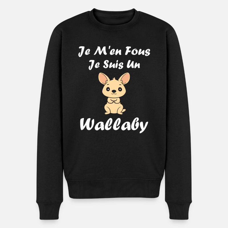 Wallaby - Pull Premium bio Homme - noir