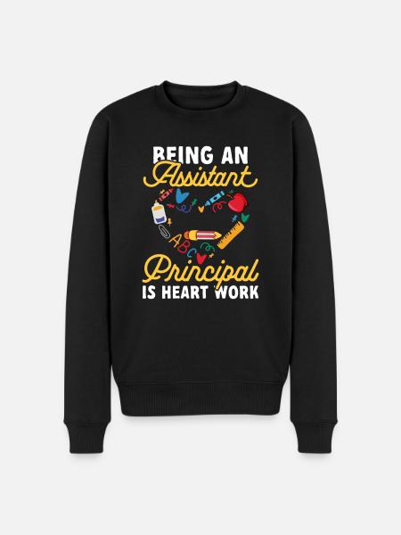 Deputy Principal - Men's Premium Organic Jumper - black