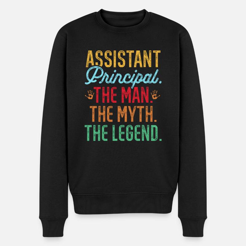 Directeur adjoint - Pull Premium bio Homme - noir