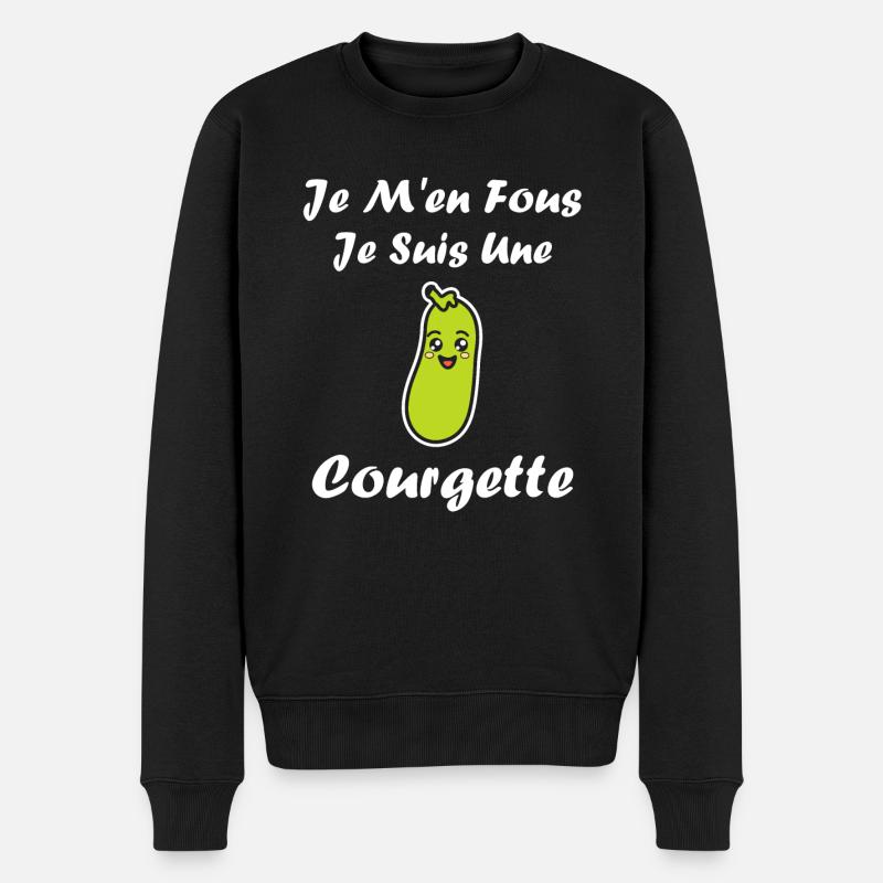 courgette - Pull Premium bio Homme - noir