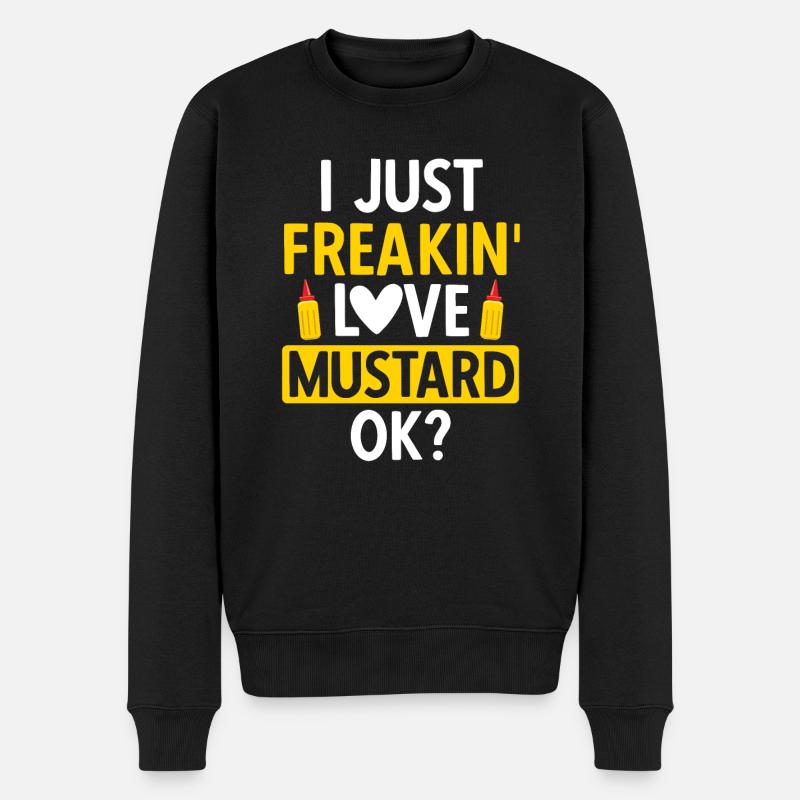 Senf Moutarde - Pull Premium bio Homme - noir