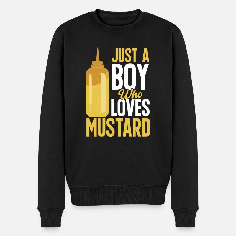 Senf Moutarde - Pull Premium bio Homme - noir