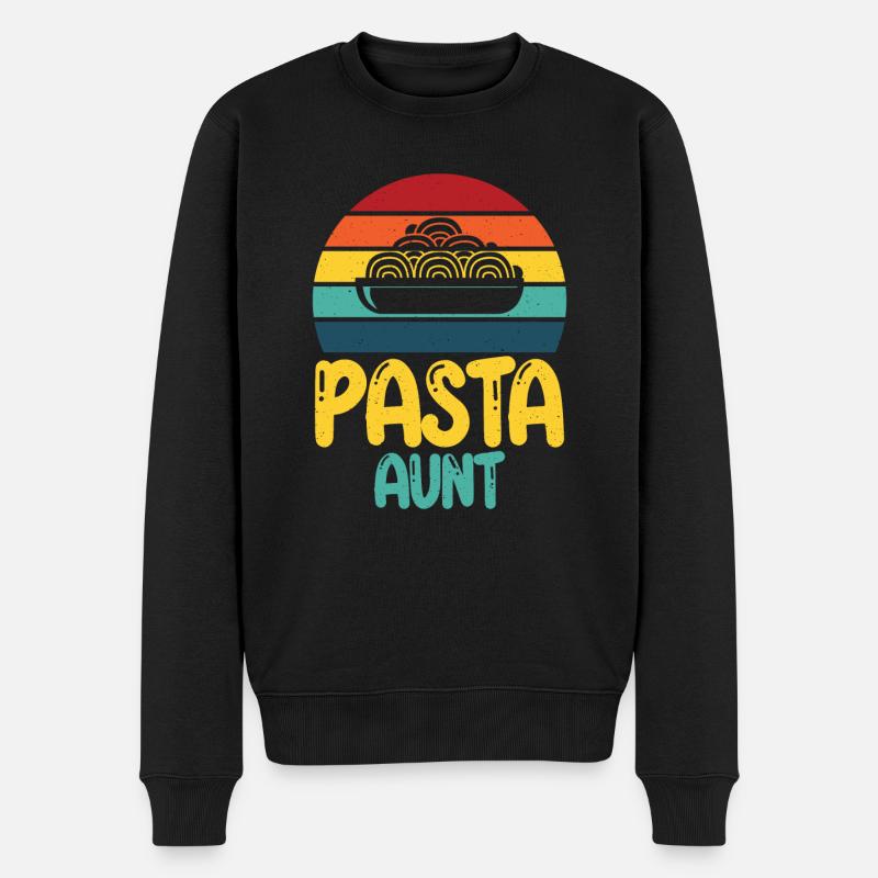 Pasta Lover Gifts - Männer Premium Bio Pullover - Schwarz