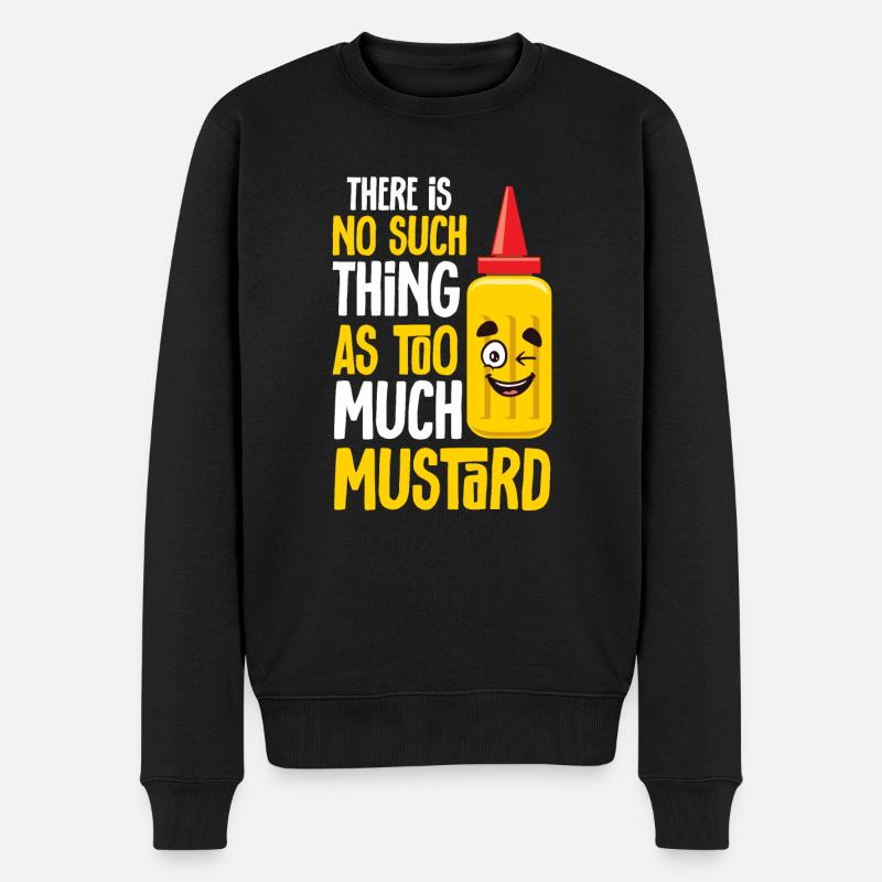 Senf Moutarde - Pull Premium bio Homme - noir