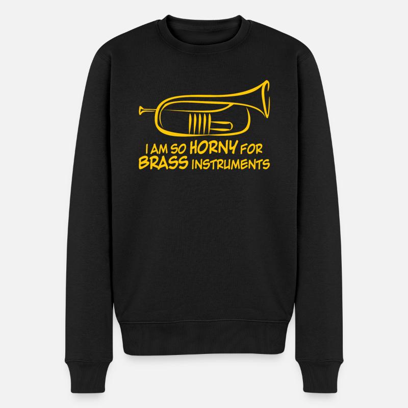Orchestre de bugles - Pull Premium bio Homme - noir