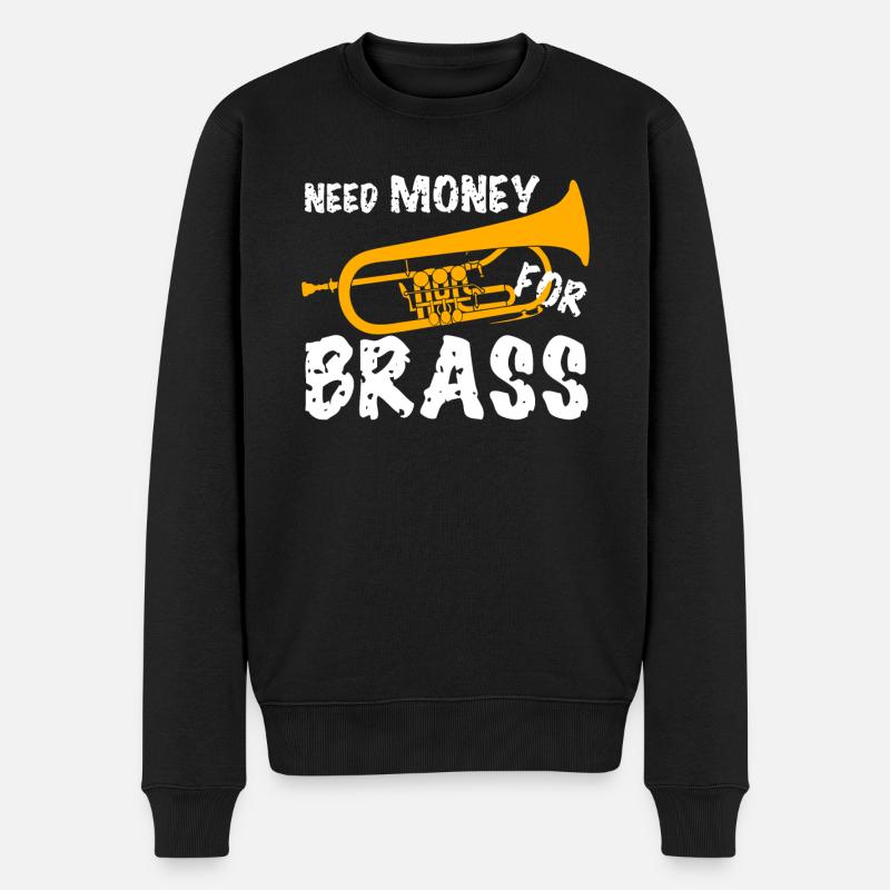 Orchestre de bugles - Pull Premium bio Homme - noir