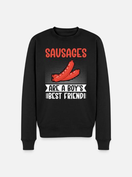 Sausage Lover - Men's Premium Organic Jumper - black