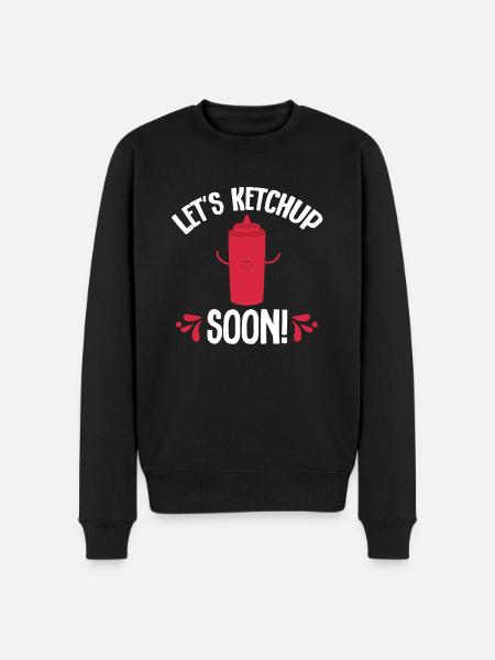 Ketchup Tomato ketchup - Men's Premium Organic Jumper - black