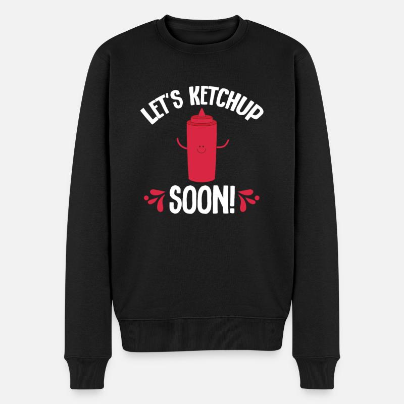 Ketchup Ketchup à la tomate - Pull Premium bio Homme - noir