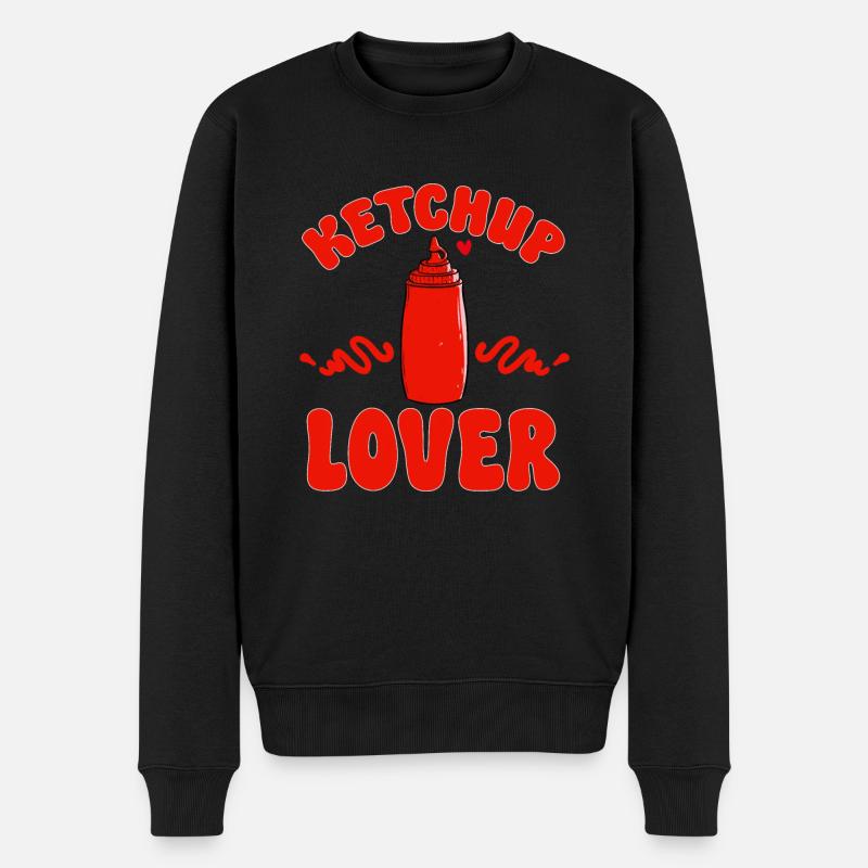 Ketchup Ketchup à la tomate - Pull Premium bio Homme - noir