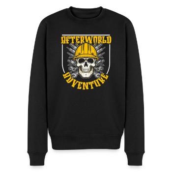 Électricien Électronicien Technicien Squelette - Pull Premium bio Homme - noir - Devant - Nico (187cm)