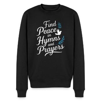 Musique chorale Chant religieux Musique confessionnelle - Pull Premium bio Homme - noir - Devant - Nico (187cm)
