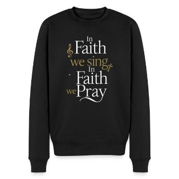 Musique chorale Chant religieux Musique confessionnelle - Pull Premium bio Homme - noir - Devant - Nico (187cm)