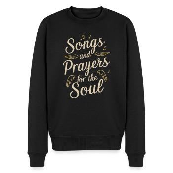 Musique chorale Chant religieux Musique confessionnelle - Pull Premium bio Homme - noir - Devant - Nico (187cm)