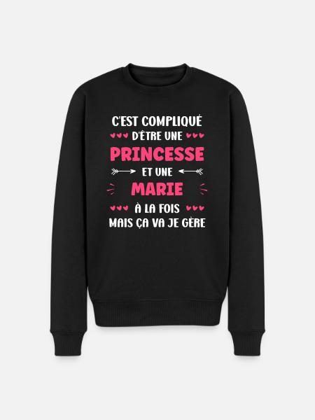 Marie - Pull Premium bio Homme - noir
