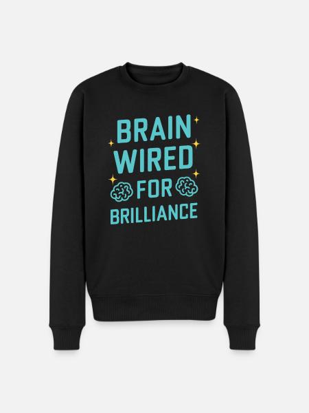 Tourette's Syndrome Awareness Neurodiverse - Men's Premium Organic Jumper - black