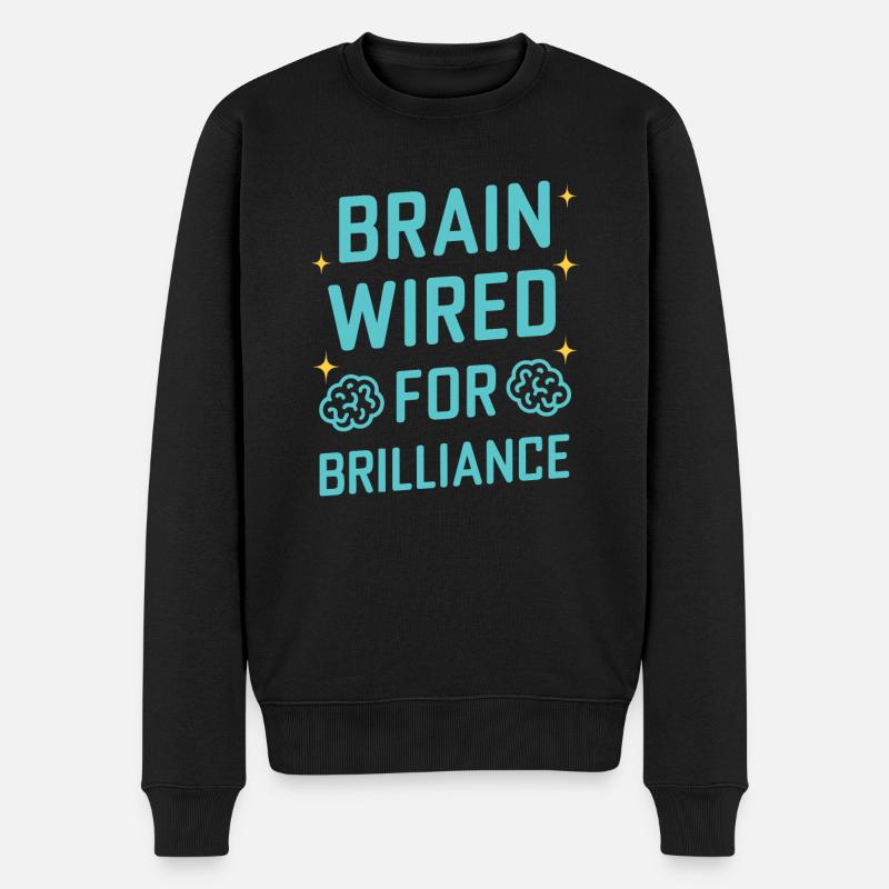Tourette-syndrom-bewusstsein Neurodiverse - Männer Premium Bio Pullover - Schwarz