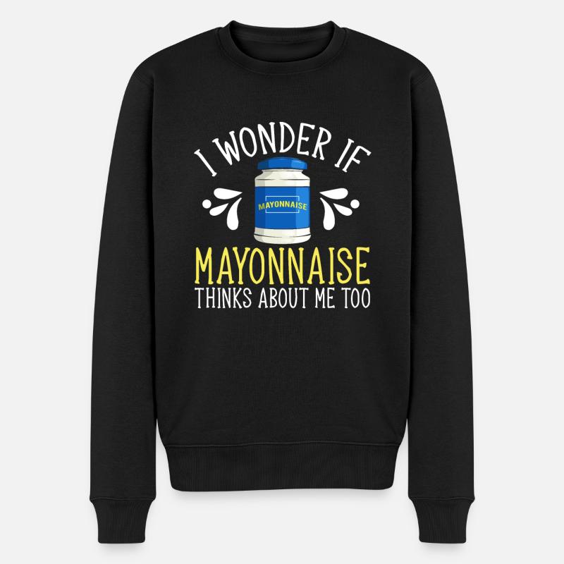 Mayonnaise - Pull Premium bio Homme - noir