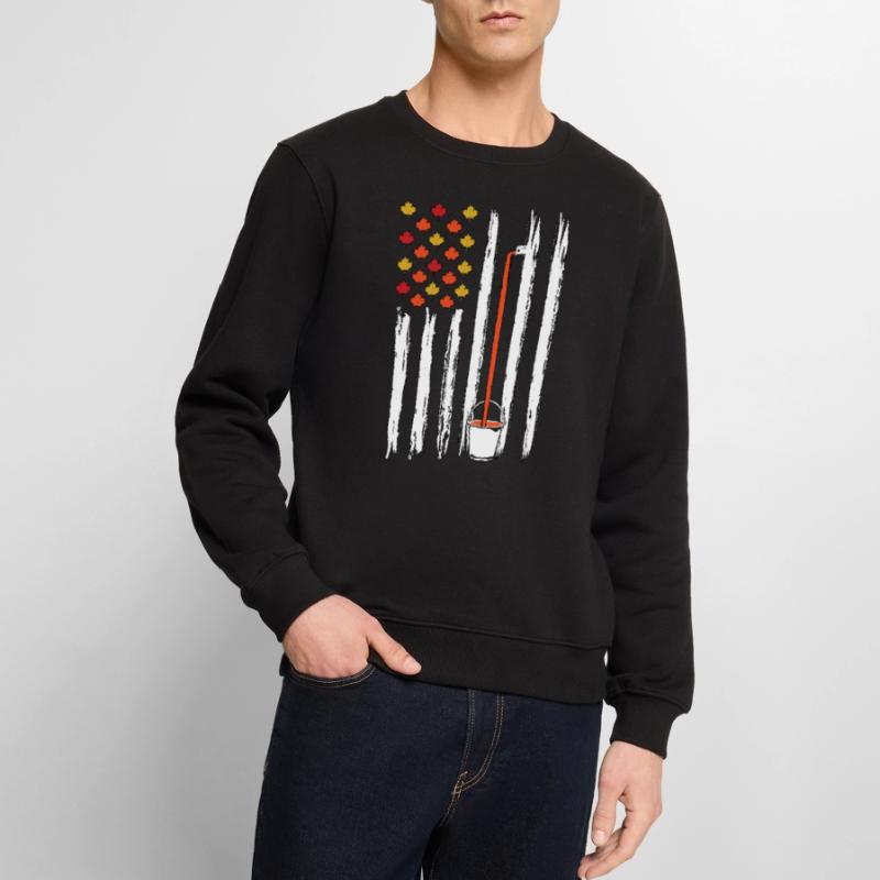 Drapeau Tapping Maple Tree Maple Leaf Pull Premium bio Homme
