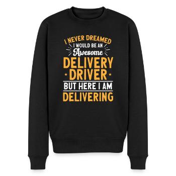 Supplier Package Delivery - Men's Premium Organic Jumper - black - Front - Nico (187cm)