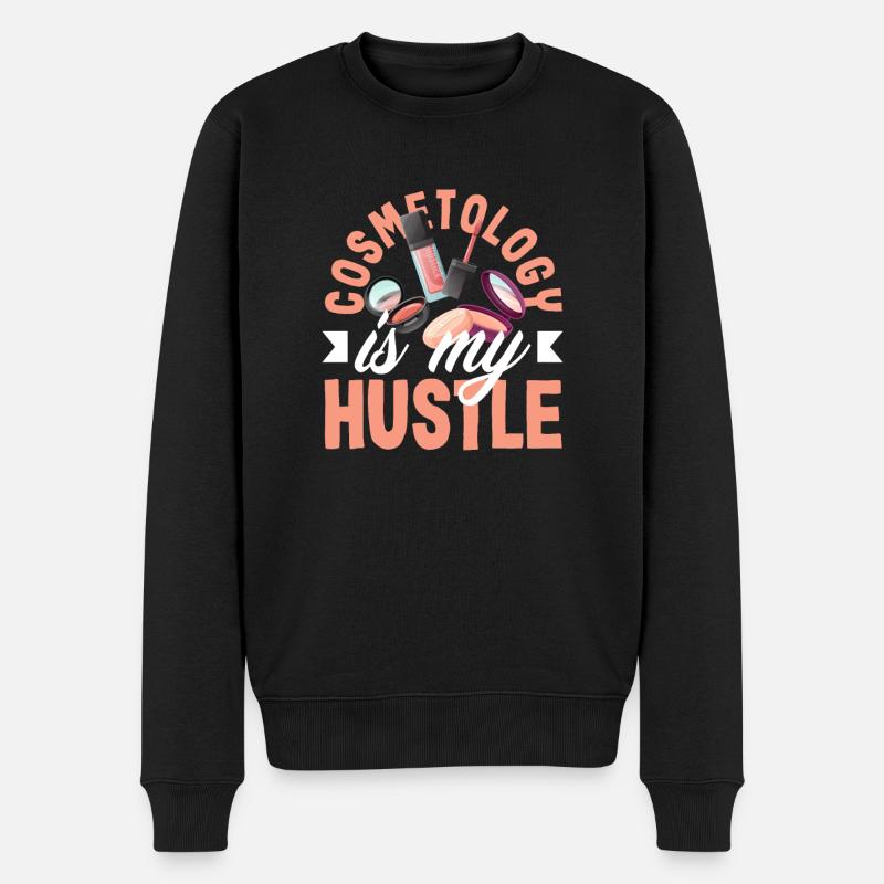 Hautpflege Kosmetikerin Kosmetik - Männer Premium Bio Pullover - Schwarz