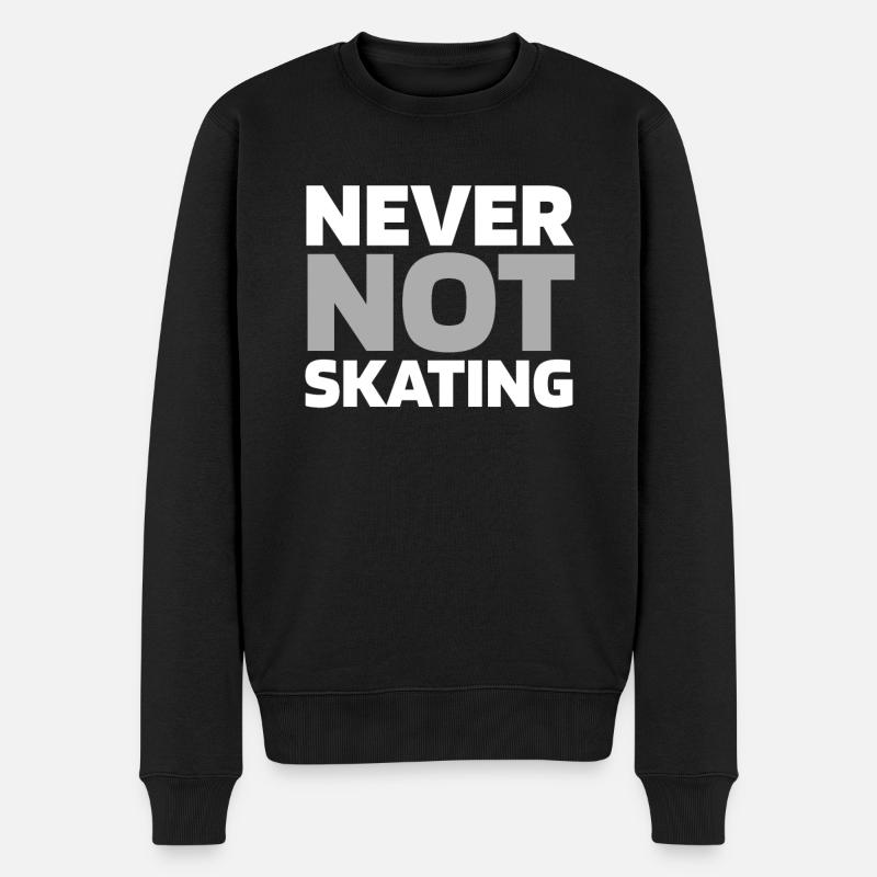 Skateboard Skater - Pull Premium bio Homme - noir