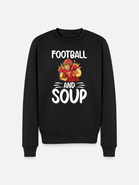 Soup Lovers Gifts - Men's Premium Organic Jumper - black