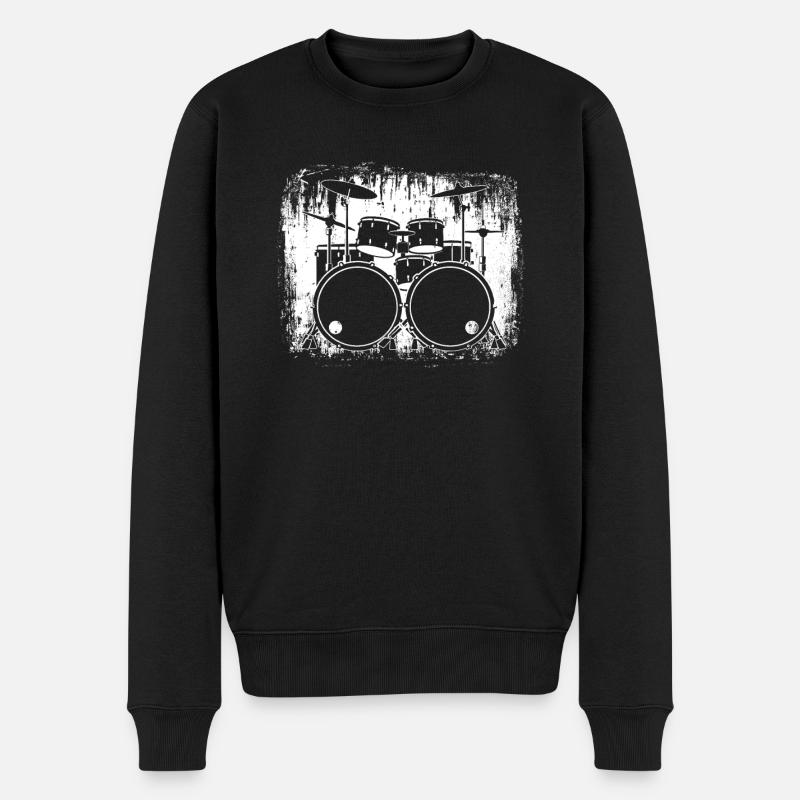 Batterie Batteurs Batteurs - Pull Premium bio Homme - noir