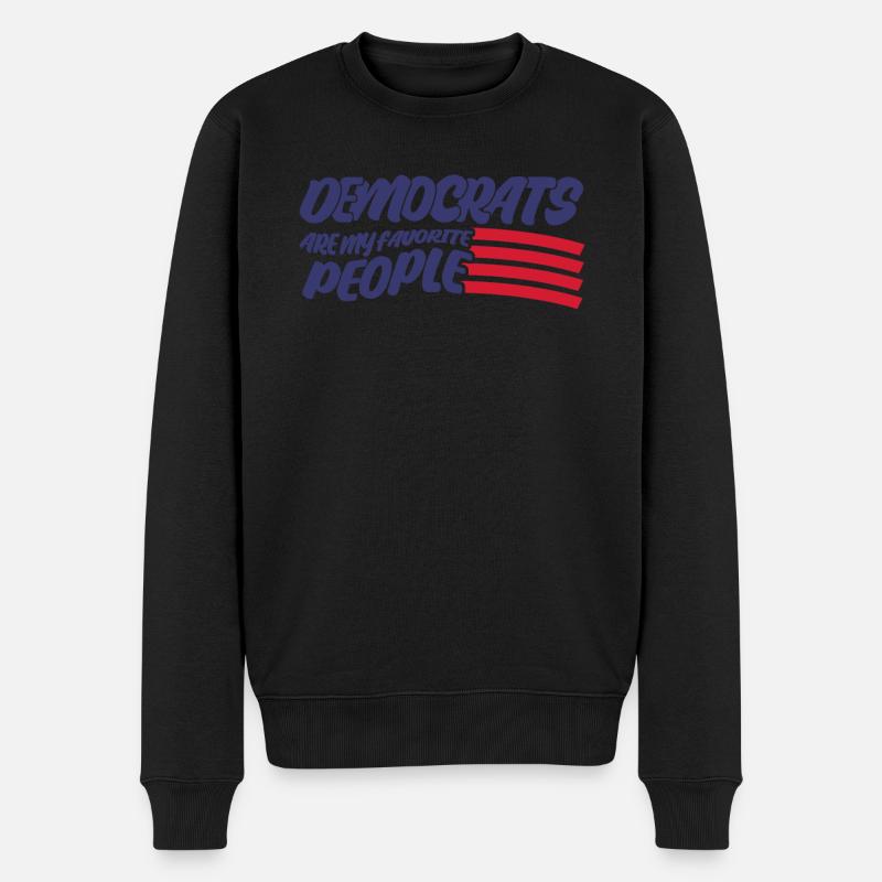Démocrate Démocratique Élections Démocratie - Pull Premium bio Homme - noir