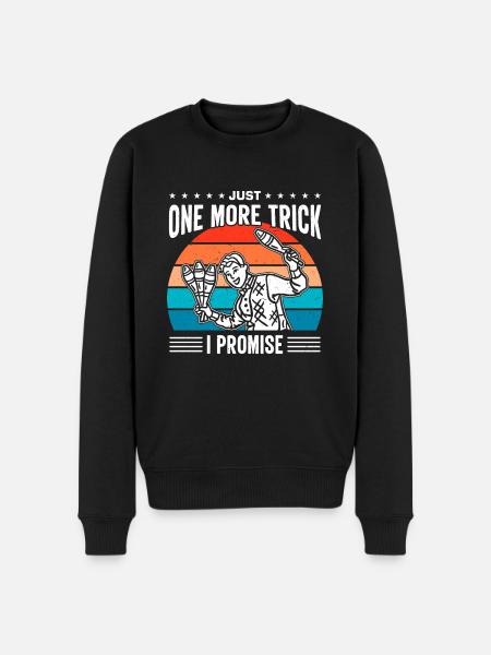 Funny juggling saying - Men's Premium Organic Jumper - black
