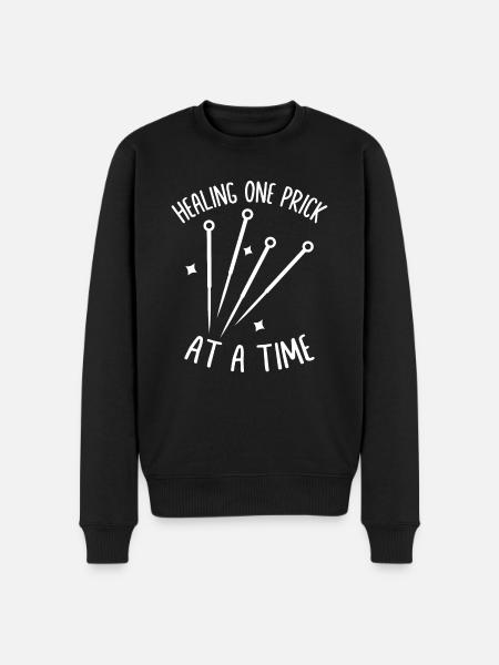 Acupuncture - Men's Premium Organic Jumper - black